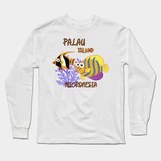 Palau Island - Marine Life - Micronesia Long Sleeve T-Shirt